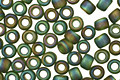 TOHO Transparent Rainbow Frosted Olivine Round 8/0 Seed Bead