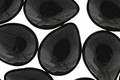 Czech Glass Jet Teardrop 12x16mm