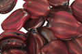 Czech Glass Pomegranate (matte) Curved Leaf 12x14mm