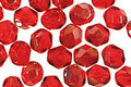 Czech Fire Polished Glass Twilight Siam Ruby Round 6mm