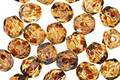 Czech Fire Polished Glass Crystal Picasso Round 6mm