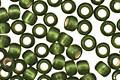 TOHO Olive (with Frosted Silver Lining) Round 8/0 Seed Bead
