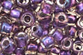 TOHO Rainbow Crystal (with Metallic Purple Lining) Round 6/0 Seed Bead