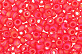 TOHO Transparent Rainbow Frosted Light Siam Ruby Round 11/0 Seed Bead