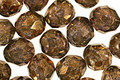 Czech Fire Polished Glass Luster Transparent Gold/Smoky Topaz Round 8mm