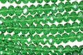 Dark Emerald Crystal Faceted Rondelle 4mm