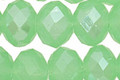 Green Opal Crystal Faceted Rondelle 10mm