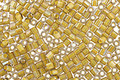 TOHO Luster Black Diamond (with Opaque Yellow Lining) Cube 1.5mm Seed Bead