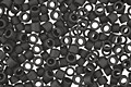 TOHO Opaque Frosted Jet Treasure #1 Seed Bead