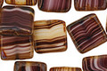 Czech Glass Raisin Square 10mm