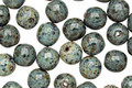 Czech Glass Jet Picasso Round 6mm
