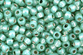 TOHO Milky Dark Peridot (with Silver Lining) Round 11/0 Seed Bead