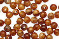 Czech Glass Pearl/Brown Round 4mm