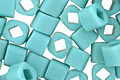 TOHO Opaque Frosted Turquoise Cube 4mm Seed Bead