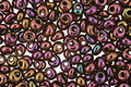 TOHO Metallic Iris Purple Magatama 3mm Seed Bead