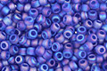 TOHO Transparent Rainbow Frosted Sapphire Round 11/0 Seed Bead