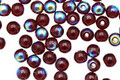 Czech Glass Garnet AB Round 4mm