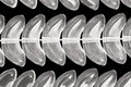 Czech Glass Crystal Angel Wings 7x15mm