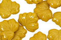 Czech Glass Olivine Maple Leaf 10x13mm