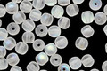 Czech Glass Matte Crystal AB Round 4mm