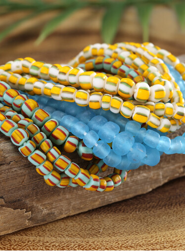 Java Glass Gooseberry Beads