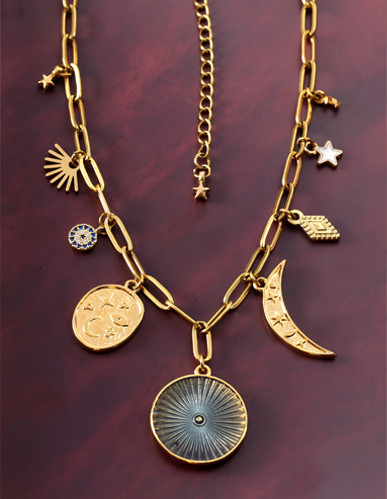 Waterproof Stainless Steel Charm necklace