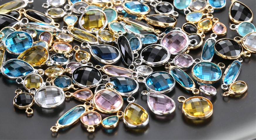 crystal bezel focals and links