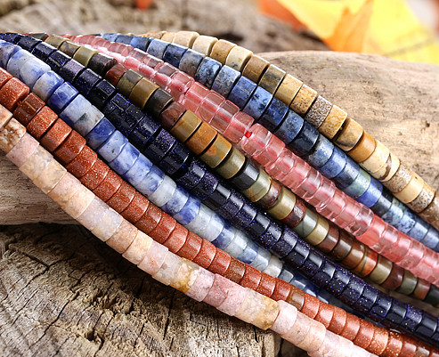 gemstone heishi