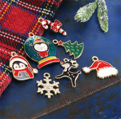 Holiday Enamel Charms