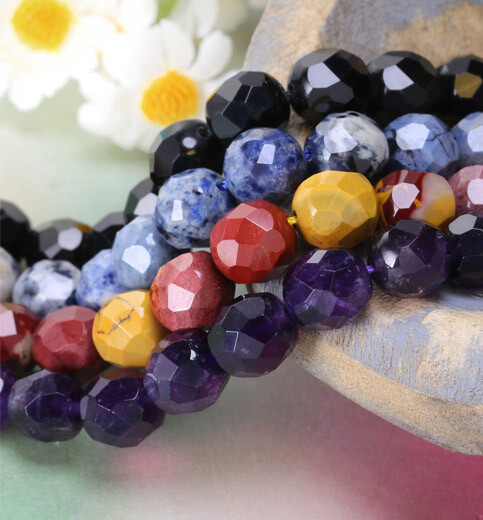 Faceted Gemstone Egg Nuggets