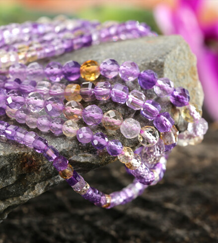 Ametrine gemstones