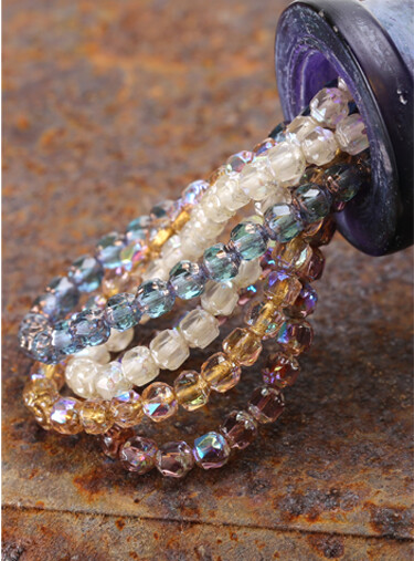 Czech Glass Lantern Beads