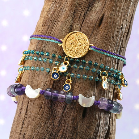 Evil Eye Bracelet Stack