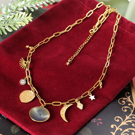 Celestial Dreams Charm Necklace
