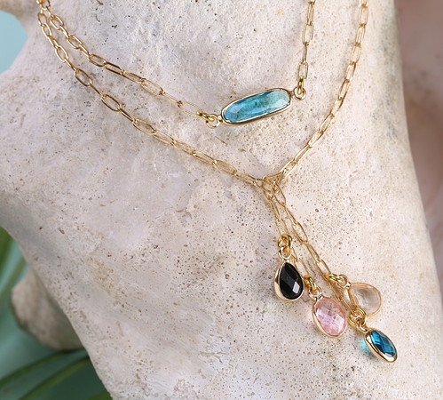 Wrap me Up in Bezels Necklace