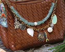 Day at the Beach Bag Charm