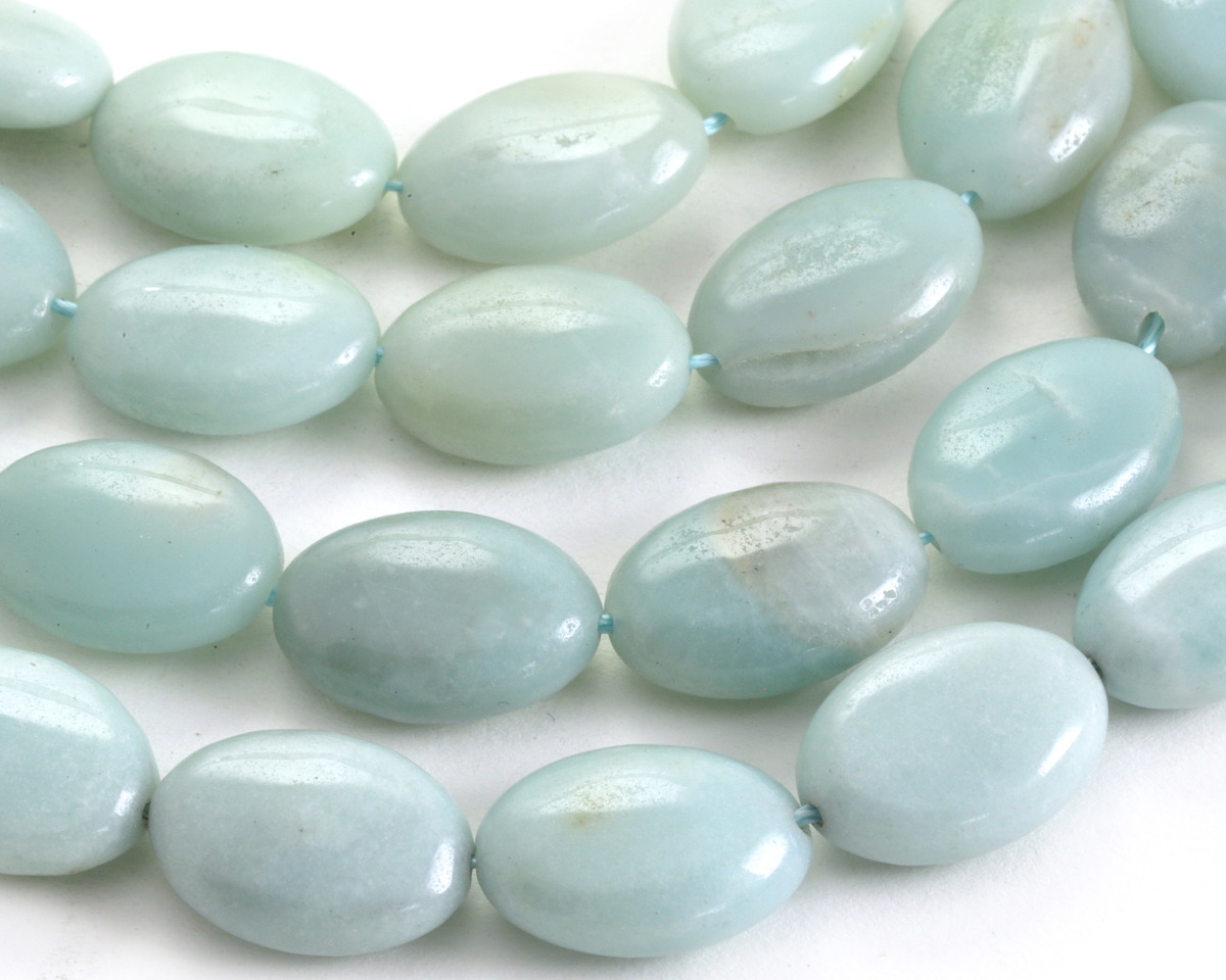 Amazonite Flat Oval 18x13mm