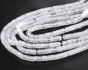 Rock Crystal Quartz Heishi 2x4mm
