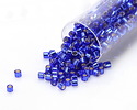 Miyuki Delica Silver Lined Cobalt (DBM0047) 10/0 Seed Bead