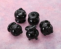 Witch's Cauldron Lampwork Glass Focal Bead 16-17x17-17.5mm