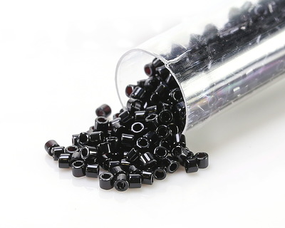 Miyuki Delica Black (DBM0010) 10/0 Seed Bead