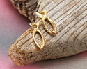Mykonos Gold (plated) Openwork Fish Focal 6x15mm