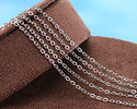 Stainless Steel Delicate Cable Chain, 2.25x1.75mm links, 5' Package