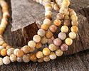 Indonesian Fossil Coral (Matte) Round 6mm