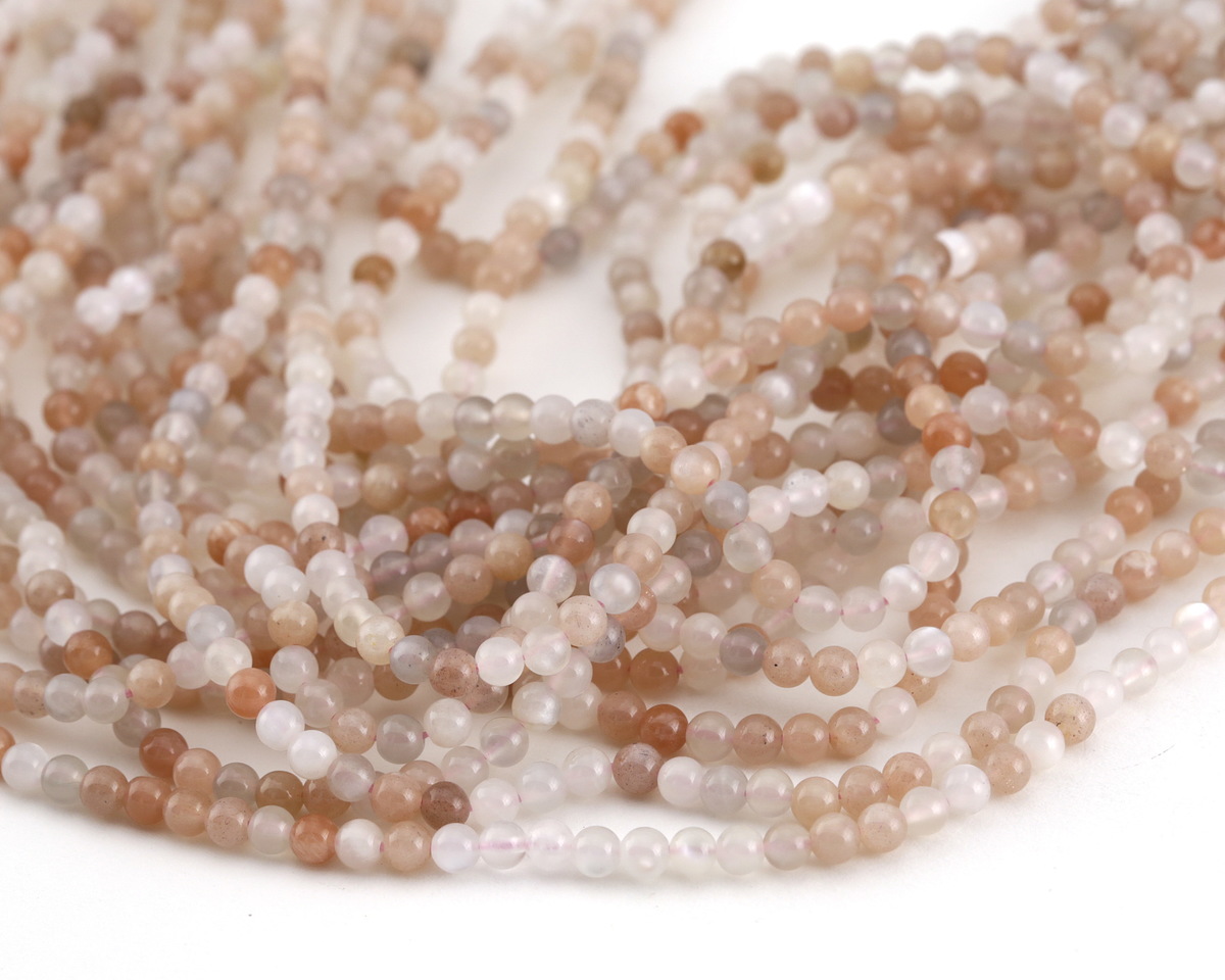Moonstone (multi) Round 4-5mm
