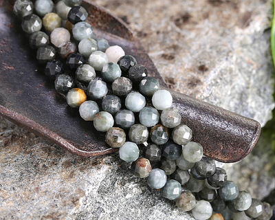 Eagle Eye Jasper Faceted Round 4mm