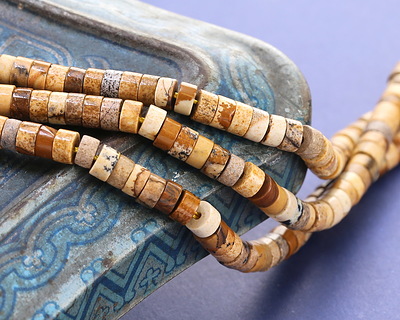 Picture Jasper Heishi 2x4mm