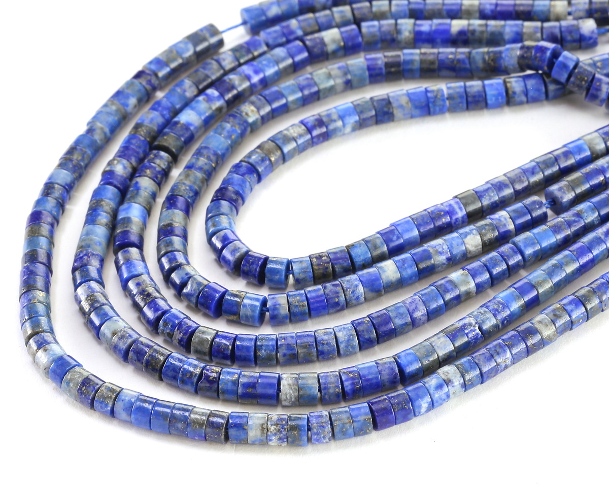 Lapis Heishi 2x4mm
