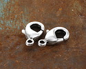 TierraCast Antique Silver (plated) Lobster Clasp 15x9mm