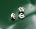 TierraCast Silver (plated) Scalloped Bead Cap 4mm